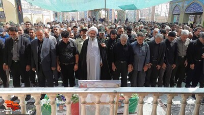 مراسم تشییع پیکر مطهر سردار جانباز شهید ناصر طحانی