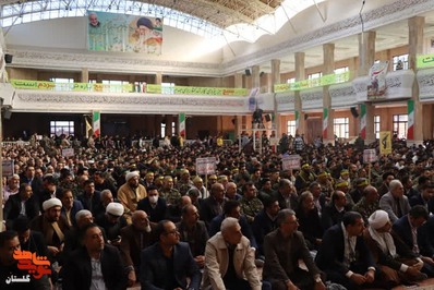 رزمایش اقتدار بسیج در شهر گرگان